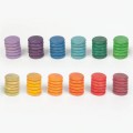 Grapat 72 Rainbow Coins in 12 Colours (16-145)