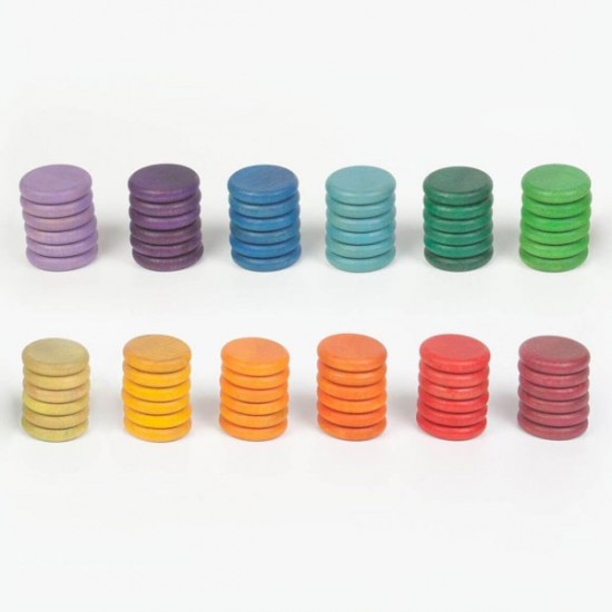 Grapat 72 Rainbow Coins in 12 Colours (16-145)
