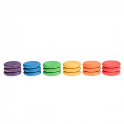 Grapat 18 Rainbow Coins in 6 Colours (15-117)