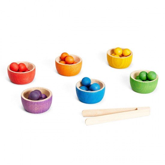 Grapat Rainbow Bowls & Marbles (15-106)