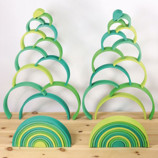 Grimms 12 Piece  Tunnel - Meadow Green