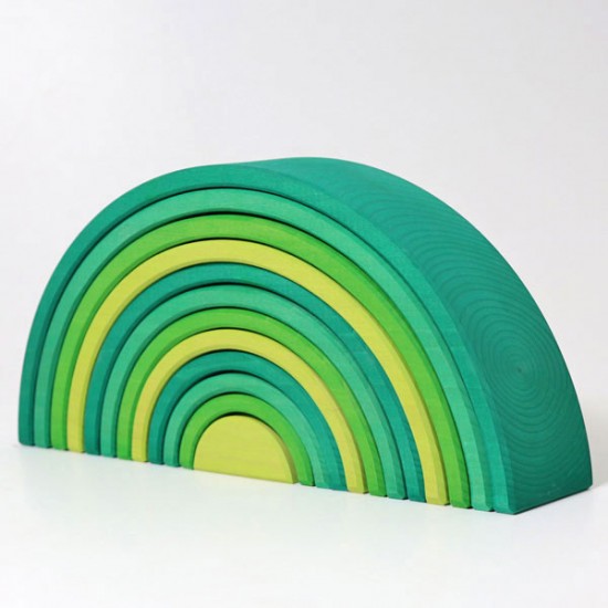 Grimms 12 Piece Tunnel - Forest Green