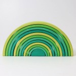 Grimms 12 Piece  Tunnel - Meadow Green