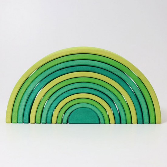 Grimms 12 Piece  Tunnel - Meadow Green