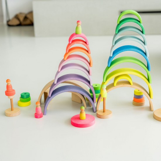 Grimms 10 Piece Tunnel - Neon Green