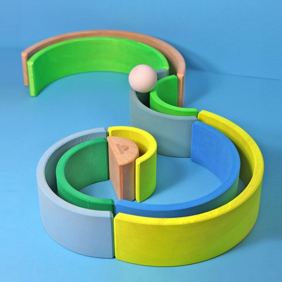 Grimms 10 Piece Tunnel - Neon Green