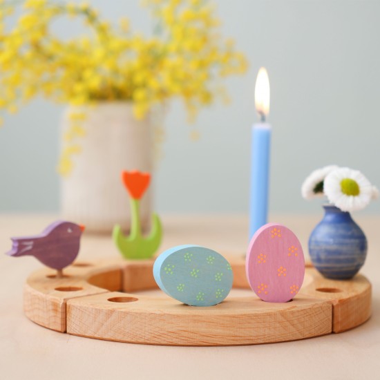 Grimms Celebration Ring Decoration - Easter Eggs - Floral Duo