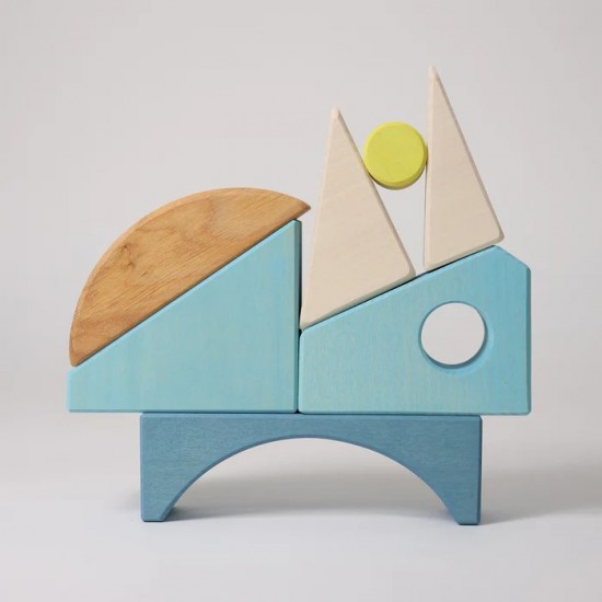 Grimms Building Set - Blue