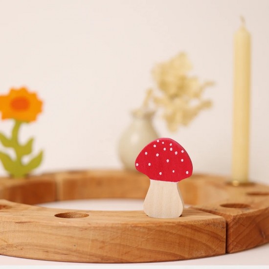 Grimms Celebration Ring Decoration - Mushroom