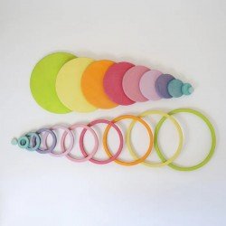 Grimms Concentric Circles & Rings - Pastel