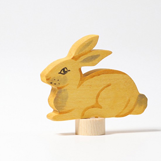 Grimms DELUXE Celebration Ring Decoration - Hare Sitting
