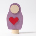 Grimms Celebration Ring Decoration - Russian Doll Heart