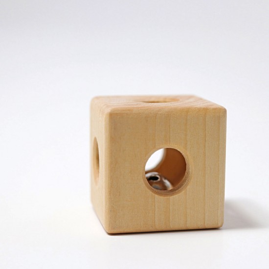 Grimms Rattle - Cube with Bell