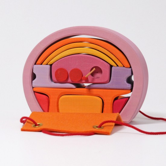 Grimms 'Bauhaus' Mobile Home - Pink