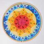 Grimms Sparkling Mandala Sun Puzzle