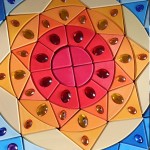 Grimms Sparkling Mandala Sun Puzzle