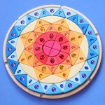Grimms Sparkling Mandala Sun Puzzle