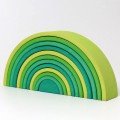 Grimms 12 Piece  Tunnel - Meadow Green
