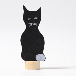 Grimms Celebration Ring Decoration - Cat Black 