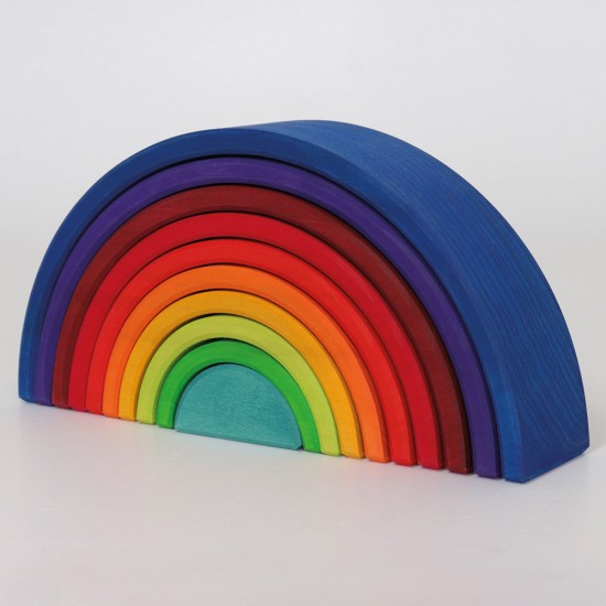 Grimms 10 Piece Tunnel - Counting Rainbow