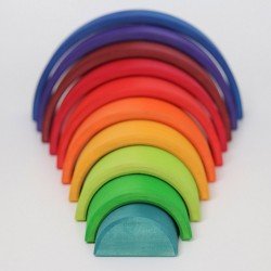 Grimms 10 Piece Tunnel - Counting Rainbow