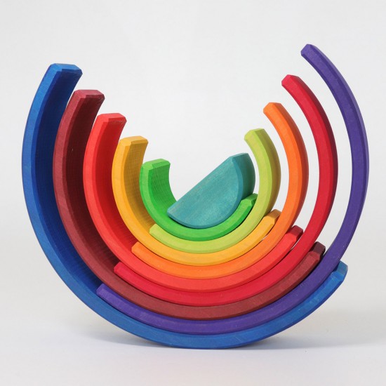 Grimms 10 Piece Tunnel - Counting Rainbow