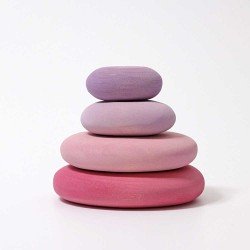 Grimms Pebbles Building Set - Flamingo 