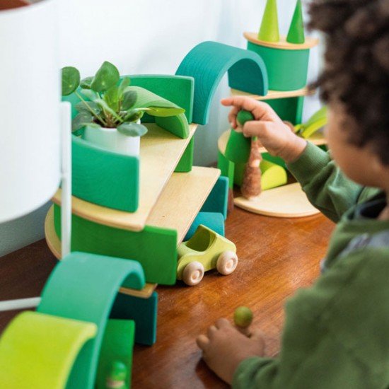 Grimms 12 Piece Tunnel - Forest Green
