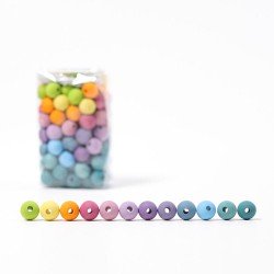 Grimms Threading Beads - Pastel Small
