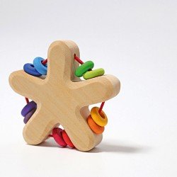 Grimms Rattle - Rainbow Star