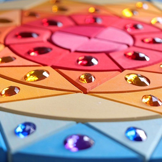 Grimms Sparkling Mandala Sun Puzzle