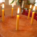 Beeswax Candle - Cake Candles 7 cm (Box of 30) 