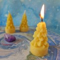 Beeswax Fir Tree Tea Light