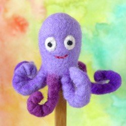 3-D Finger Puppet Octopus