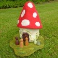 Whimsical Felted House - Toadstool