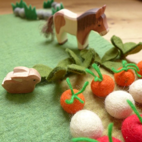 Felted Play Mat - Farmyard 