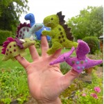 Finger Puppet Set - Dinosaurs