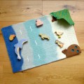 Felted Play Mat - Seashore 