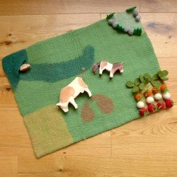 Felted Play Mat - Farmyard 