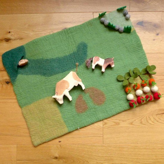 Felted Play Mat - Farmyard 