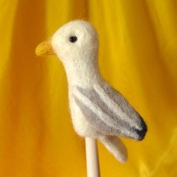 3-D Finger Puppet Seagull