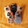 Finger Puppet Set - Cats