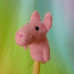 3-D Finger Puppet Pig
