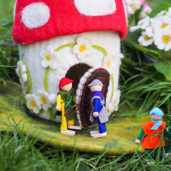 Whimsical Felted House - Toadstool