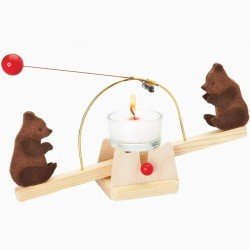 Kraul Candle Seesaw Kit with Bears