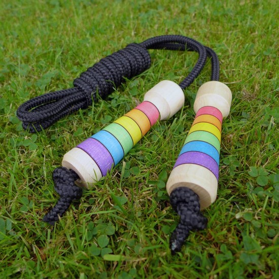 Mader Skipping Rope Striped Handles