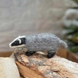Needle Felting Kit - Badger