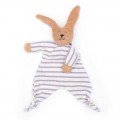 Nanchen Stripy Rabbit Towel Doll
