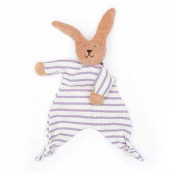 Nanchen Stripy Rabbit Towel Doll