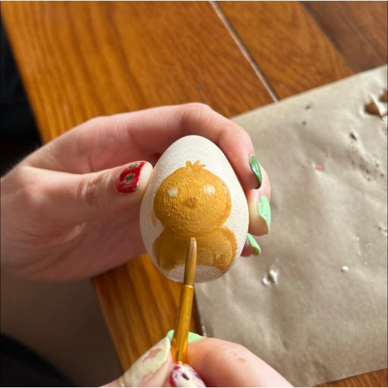 Natural Earth Wooden Eggs Craft Kit